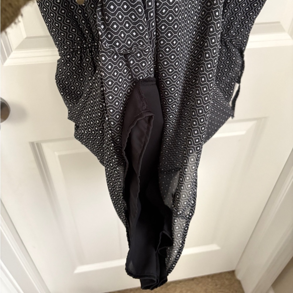 H&M Fluttersleeve Drawstring Mini Dress Women’s 6 Business Casual Work Teacher - Picture 5 of 5